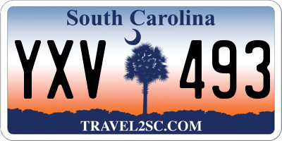 SC license plate YXV493