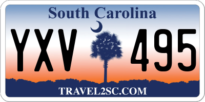 SC license plate YXV495
