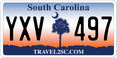SC license plate YXV497