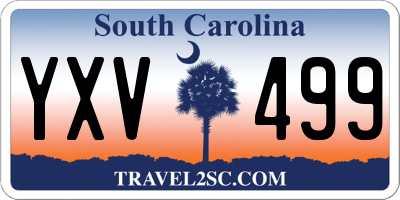 SC license plate YXV499