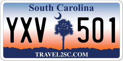 SC license plate YXV501