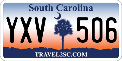 SC license plate YXV506