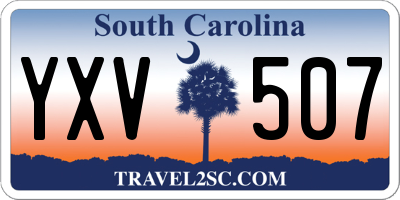 SC license plate YXV507