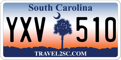 SC license plate YXV510