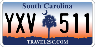 SC license plate YXV511