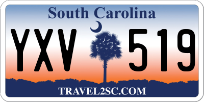 SC license plate YXV519