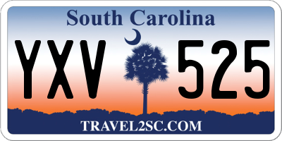 SC license plate YXV525