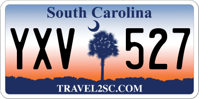 SC license plate YXV527