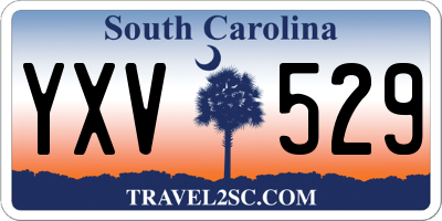 SC license plate YXV529