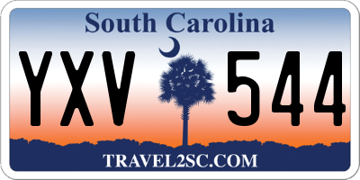 SC license plate YXV544