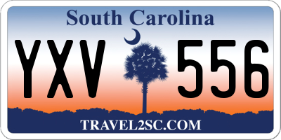 SC license plate YXV556