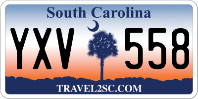 SC license plate YXV558