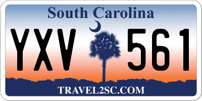 SC license plate YXV561