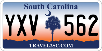 SC license plate YXV562