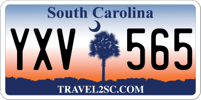 SC license plate YXV565