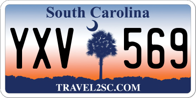 SC license plate YXV569