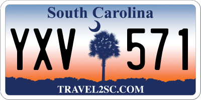 SC license plate YXV571