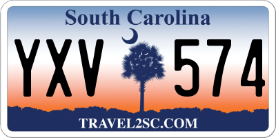 SC license plate YXV574