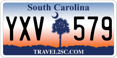 SC license plate YXV579