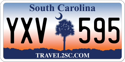 SC license plate YXV595