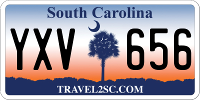 SC license plate YXV656