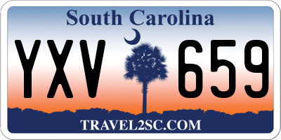 SC license plate YXV659
