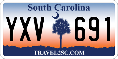 SC license plate YXV691
