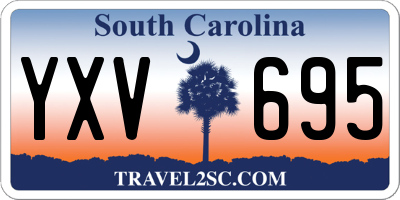 SC license plate YXV695