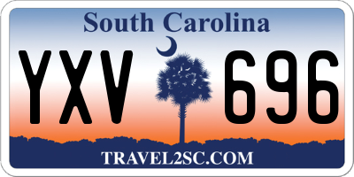 SC license plate YXV696