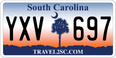 SC license plate YXV697