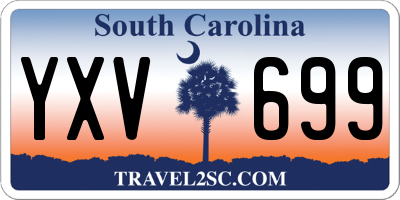 SC license plate YXV699