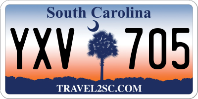 SC license plate YXV705