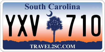 SC license plate YXV710