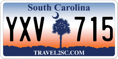 SC license plate YXV715