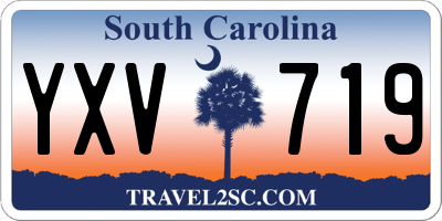 SC license plate YXV719