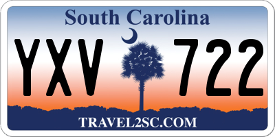SC license plate YXV722