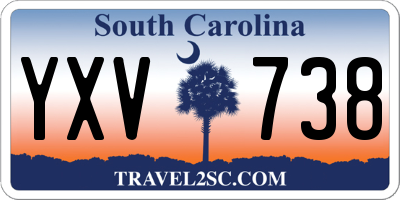 SC license plate YXV738