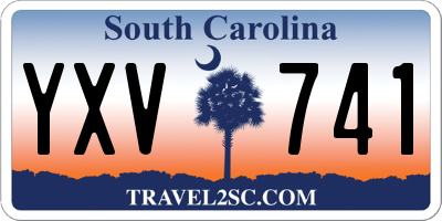 SC license plate YXV741