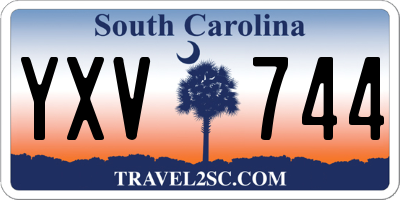 SC license plate YXV744