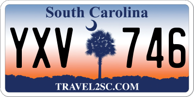 SC license plate YXV746