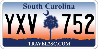 SC license plate YXV752