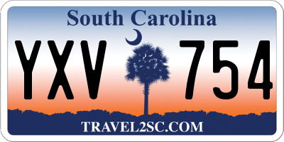 SC license plate YXV754