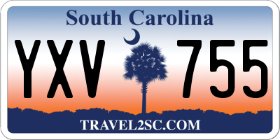 SC license plate YXV755