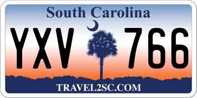 SC license plate YXV766