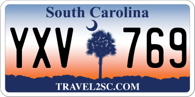 SC license plate YXV769