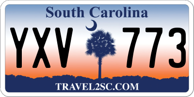 SC license plate YXV773