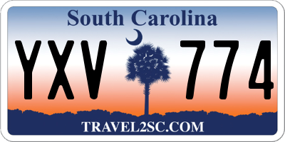 SC license plate YXV774
