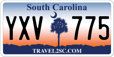 SC license plate YXV775