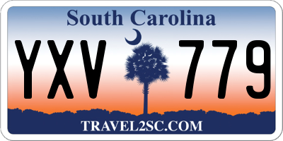 SC license plate YXV779