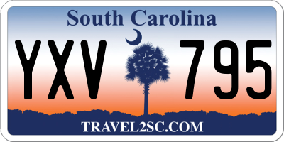 SC license plate YXV795